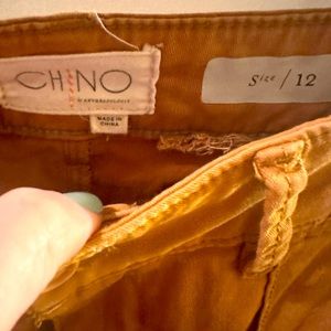 Anthropologie Chino size 12